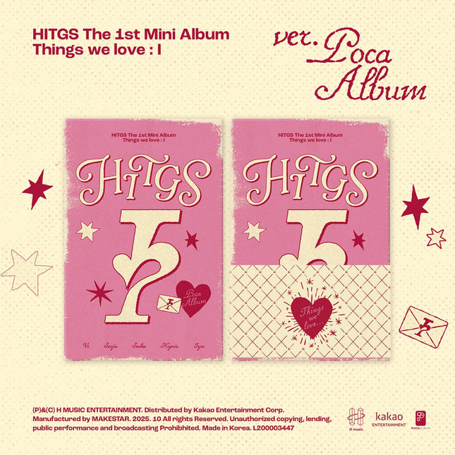 [POB] HITGS - Things we love : I / 1st Mini Album (POCA)