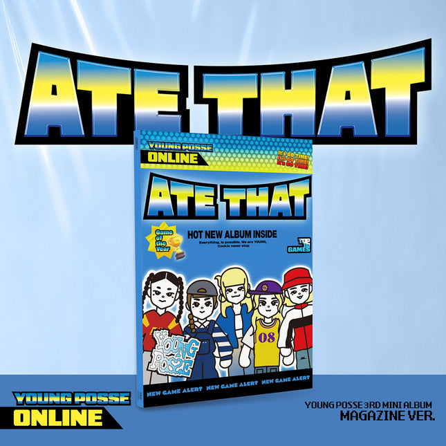 YOUNG POSSE - ATE THAT / EP ALBUM (Magazine Ver.)