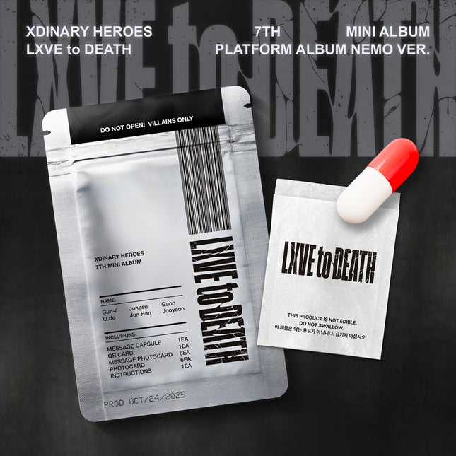 Xdinary Heroes - LXVE to DEATH / 7TH MINI ALBUM (PLATFORM ver.)
