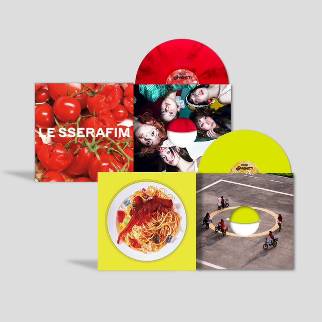 [Pre-order] LE SSERAFIM - SPAGHETTI / 1st Single Album (Vinyl ver.)