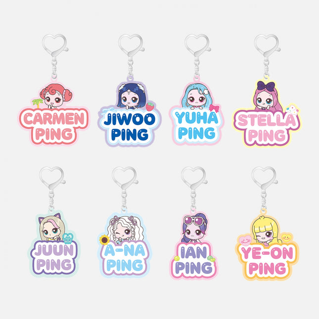 [Pre-order] Hearts2Hearts - SURPRISE RANDOM MINI KEY RING / Teenieping X Hearts2Hearts OFFICIAL MD