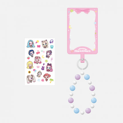 [Pre-order] Hearts2Hearts - PHOTO CARD PHONE STRAP / Teenieping X Hearts2Hearts OFFICIAL MD