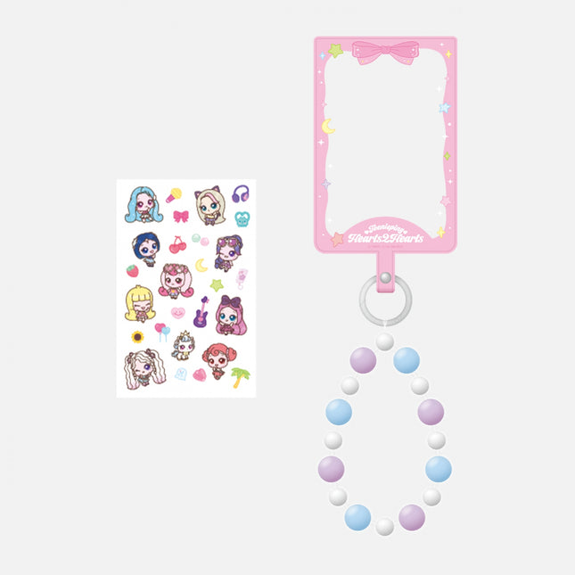[Pre-order] Hearts2Hearts - PHOTO CARD PHONE STRAP / Teenieping X Hearts2Hearts OFFICIAL MD