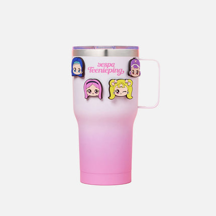 [Pre-order] aespa - TUMBLER DECO SET / Teenieping X aespa OFFICIAL MD