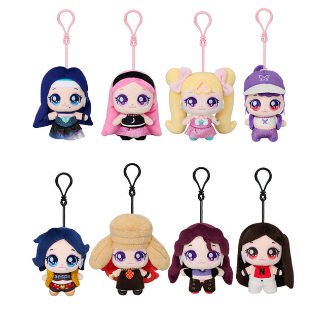 [Pre-order] aespa - SURPRISE RANDOM PLUSH KEYRING / Teenieping X aespa OFFICIAL MD