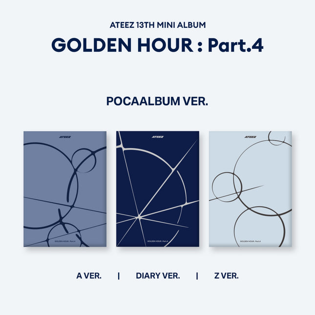 [Pre-order] ATEEZ - GOLDEN HOUR : Part.4 (POCAALBUM VER.)