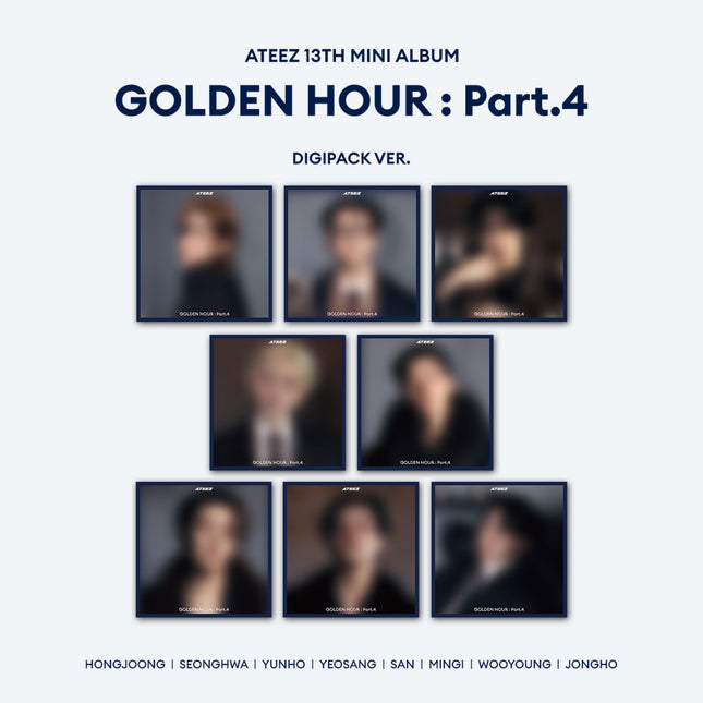[Pre-order] ATEEZ - GOLDEN HOUR : Part.4 (DIGIPACK VER.) *Member Select