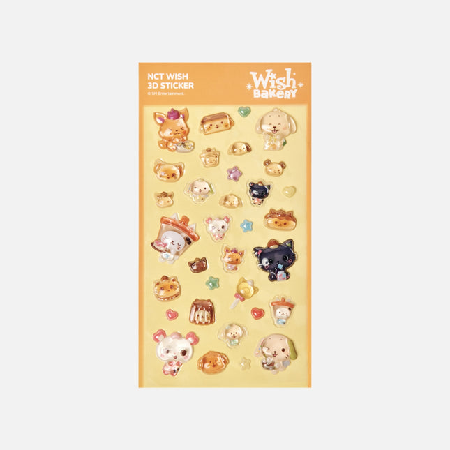 [Pre-order] NCT WISH -3D STICKER / 2026 NCT WISH [WISH BAKERY] POP UP OFFICIAL MD