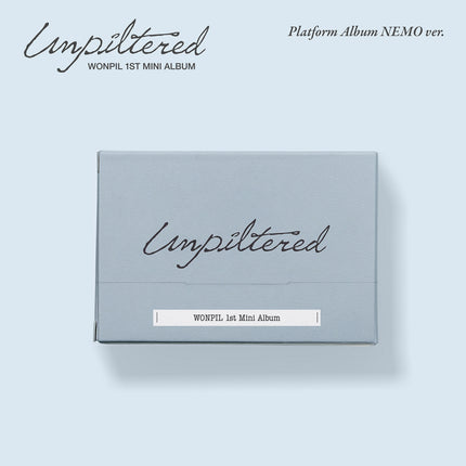 [Pre-order] WONPIL (DAY6) - Unpiltered / 1st Mini Album (Platform Album NEMO Ver.)