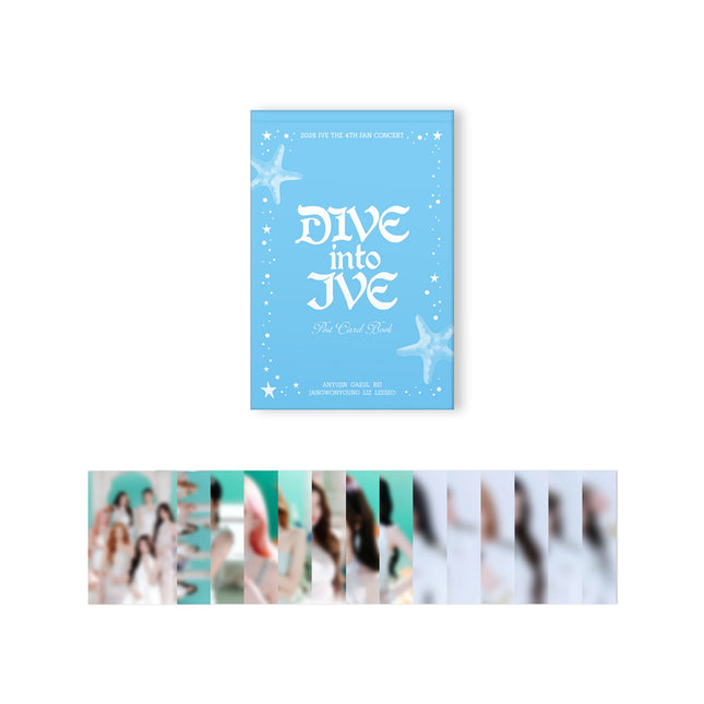 IVE POST CARD BOOK / 2026 IVE THE 4TH FAN CONCERT [DIVE into IVE] OFFICIAL MD - official K-pop merchandise