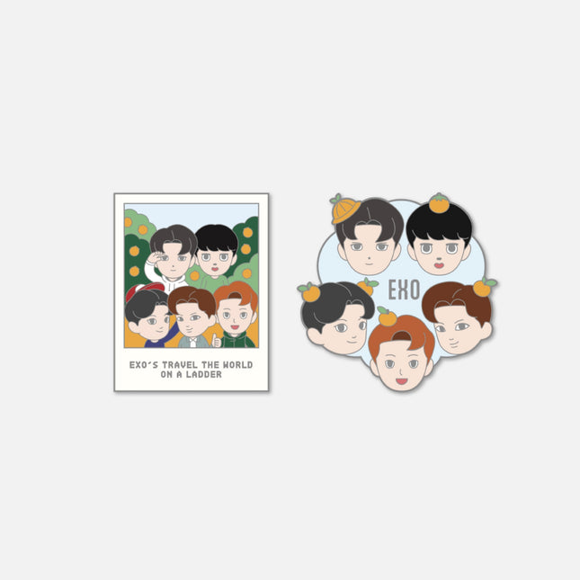 EXO - 02 BADGE / 2026 EXO의 사다리타고 세계여행5 OFFICIAL MD
