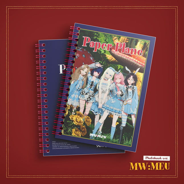 MW:MEU (뮤) - Paper Plane / 1ST SINGLE ALBUM (Photobook Ver.)
