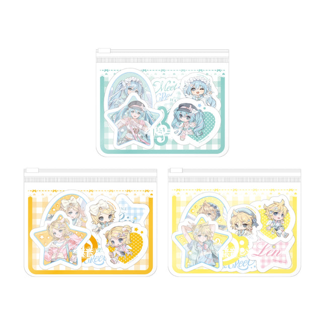 [Pre-order] MIKU & RIN & LEN - 19 STICKER SET / MIKU & RIN & LEN OFFICIAL POP-UP STORE in SEOUL [Meet and Greet] OFFICIAL MD