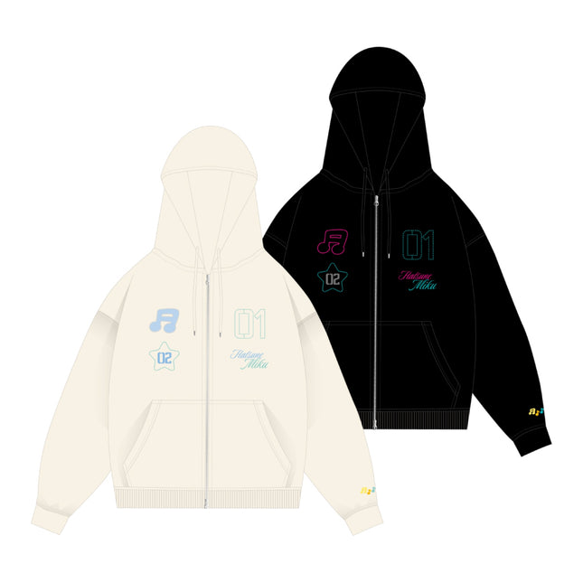 [Pre-order] MIKU & RIN & LEN - 02 HOODIE ZIP UP / MIKU & RIN & LEN OFFICIAL POP-UP STORE in SEOUL [Meet and Greet] OFFICIAL MD