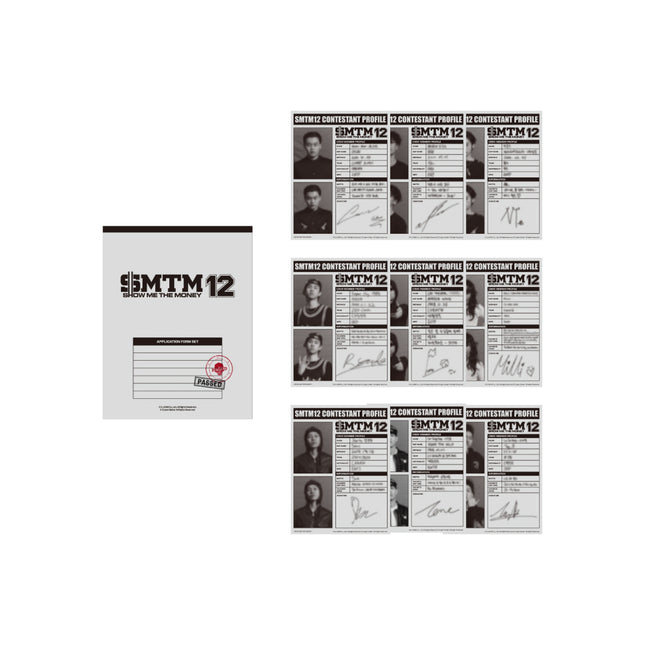 [Pre-order] SHOW ME THE MONEY 12 - 10 APPLICATION FORM SET / SHOW ME THE MONEY 12 POP-UP STORE OFFICIAL MD