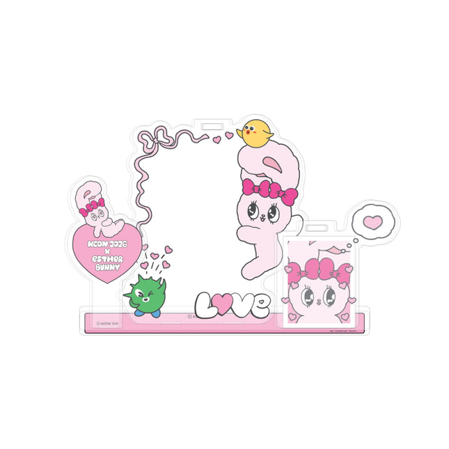 [Pre-order] ESTHER BUNNY - DUAL ACRYLIC STAND / KCON 2026 X ESTHER BUNNY POP UP OFFICIAL MD