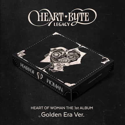 [Pre-order] HEART OF WOMAN - Heart Byte : LEGACY / THE 1st ALBUM (Golden Era ver.)