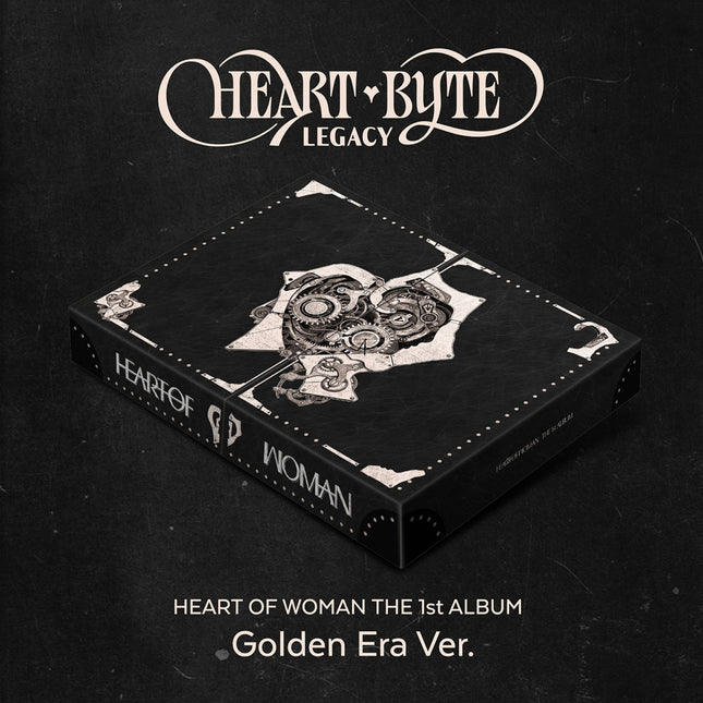 [Pre-order] HEART OF WOMAN - Heart Byte : LEGACY / THE 1st ALBUM (Golden Era ver.)