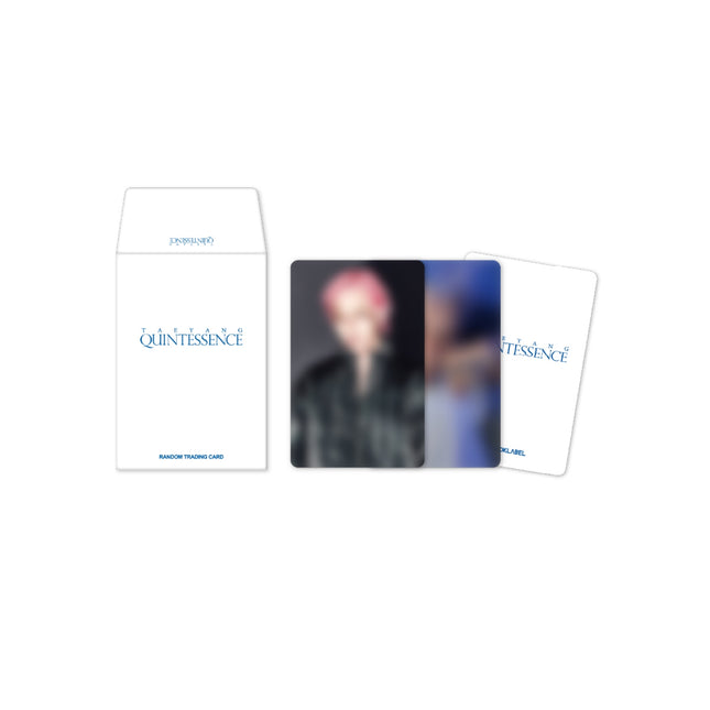[Pre-order] TAEYANG - 17 RANDOM TRADING CARD / QUINTESSENCE OFFICIAL MERCH