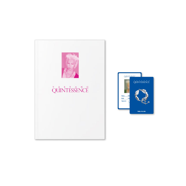 [Pre-order] TAEYANG - PHOTO BOOK SET / QUINTESSENCE OFFICIAL MERCH
