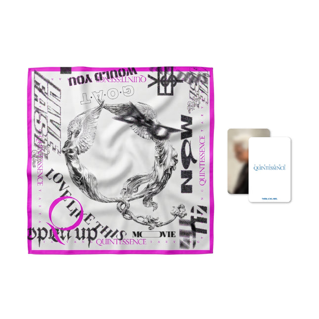 [Pre-order] TAEYANG - 11 PINK SCARF SET / QUINTESSENCE OFFICIAL MERCH