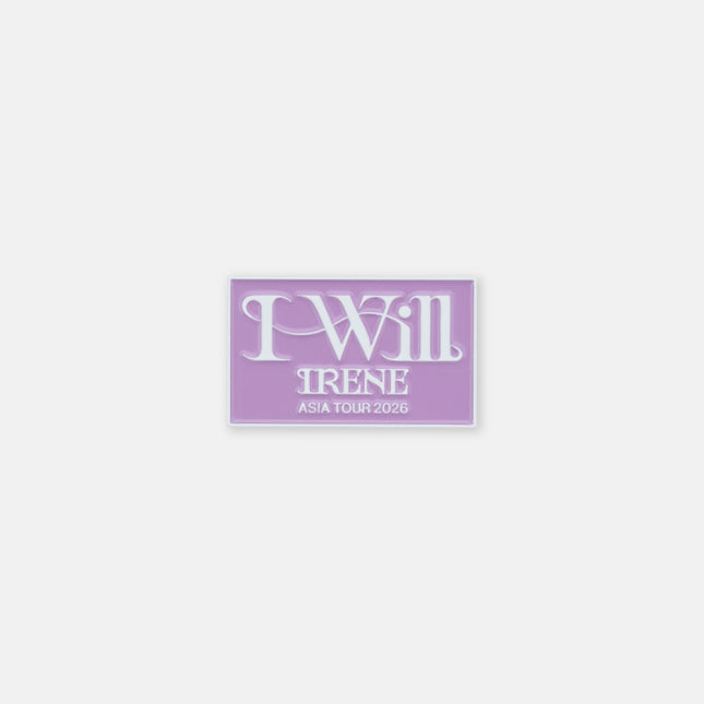 [Pre-order] IREN - BADGE / 2026 IRENE ASIA TOUR [ I-WILL ] in SEOUL OFFICIAL MD