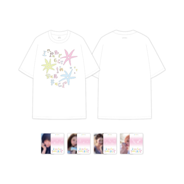 [Pre-order] FIFTY FIFTY - T-SHIRT / 2026 FIFTY FIFTY 4th Mini Album [Imperfect-I'mperfect] POP UP OFFICIAL MD