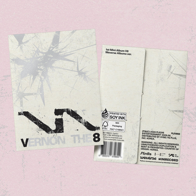 [Pre-order] V8 (SEVENTEEN) - V8 / 1st Mini Album (Weverse Albums ver.)