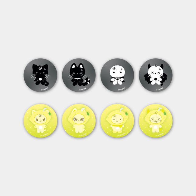 [Pre-order] aespa - RANDOM LENTICULAR PIN BUTTON / 2026 aespa WEEK - MAKE IT LEMONADE OFFICIAL MD