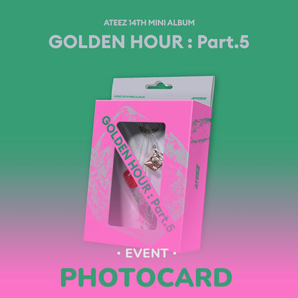 [POB] ATEEZ - GOLDEN HOUR : Part.5 / 14TH MINI ALBUM (KEY CHAIN Ver.)