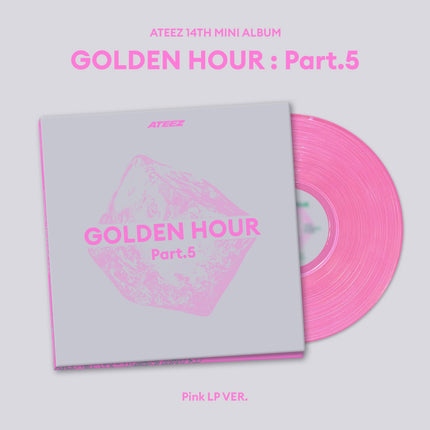 [Pre-order] ATEEZ - GOLDEN HOUR : Part.5 / 14TH MINI ALBUM (Pink LP VER.)