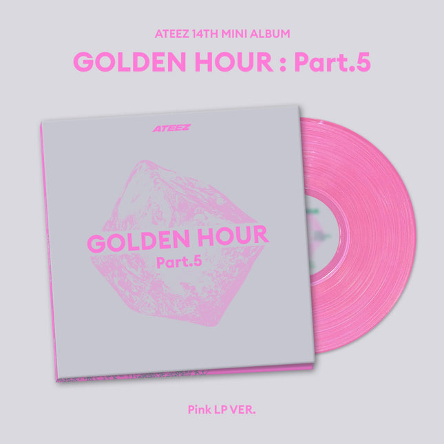 [Pre-order] ATEEZ - GOLDEN HOUR : Part.5 / 14TH MINI ALBUM (Pink LP VER.)