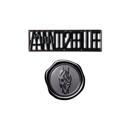 [Pre-order] AND2BLE - METAL BADGE SET / [Sequence 01: Curiosity] POP-UP OFFICIAL MD