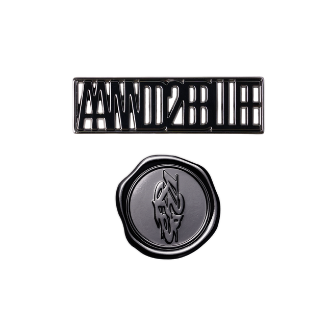 [Pre-order] AND2BLE - METAL BADGE SET / [Sequence 01: Curiosity] POP-UP OFFICIAL MD