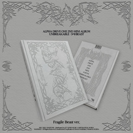 [Pre-order] ALPHA DRIVE ONE - UNBREAKABLE : 少年BEAST / 2ND MINI ALBUM (Fragile Beast Ver.)