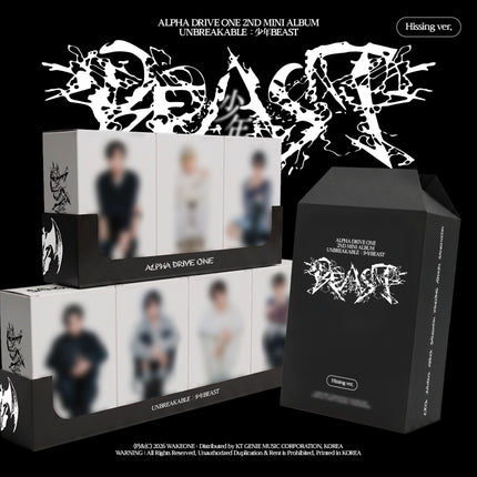 [Pre-order] ALPHA DRIVE ONE - UNBREAKABLE : 少年BEAST / 2ND MINI ALBUM (Hissing Ver.)