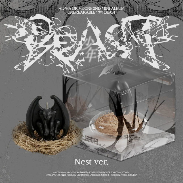 [Pre-order] ALPHA DRIVE ONE - UNBREAKABLE : 少年BEAST / 2ND MINI ALBUM (Nest Ver.)