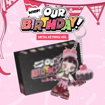 [Pre-order] OURBIRTHDAY - Our Birthday / 1st Single Album (METAL KEYRING VER.)