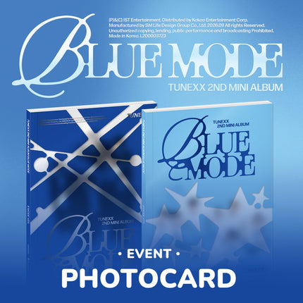 [POB] TUNEXX - BLUE MODE / 2nd Mini Album (B MODE ver./ X MODE ver.)