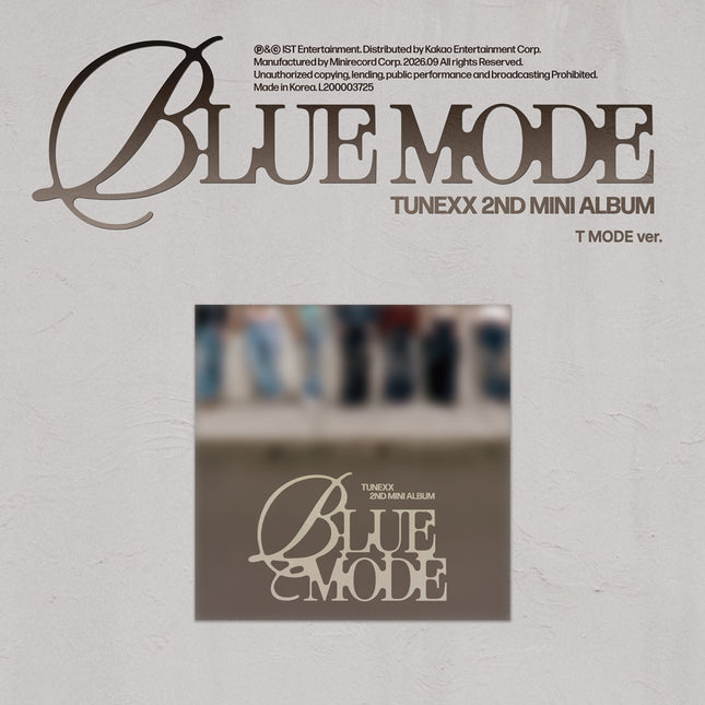 [Pre-order] TUNEXX - BLUE MODE / 2nd Mini Album (T MODE ver.)