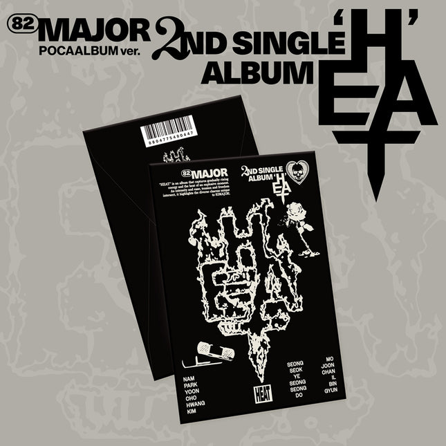 [Pre-order] 82MAJOR - HEAT / 2ND SINGLE ALBUM (POCA ver.)