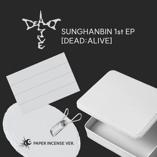 [Pre-order] SUNGHANBIN -  DEAD:ALIVE / 1st EP (한정반) (Paper Incense Ver.)