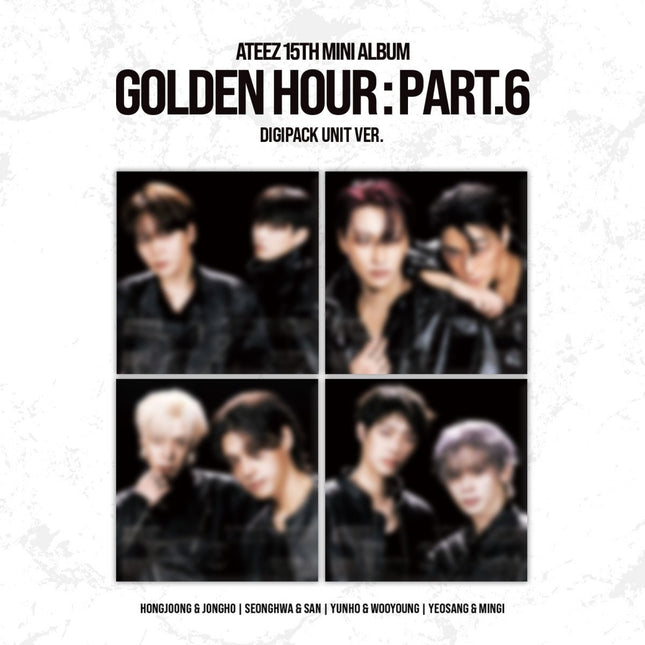 [Pre-order] ATEEZ - GOLDEN HOUR : Part.6 / 15TH MINI ALBUM (DIGIPACK UNIT VER.)