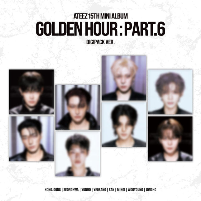 [Pre-order] ATEEZ - GOLDEN HOUR : Part.6 / 15TH MINI ALBUM (DIGIPACK VER.)