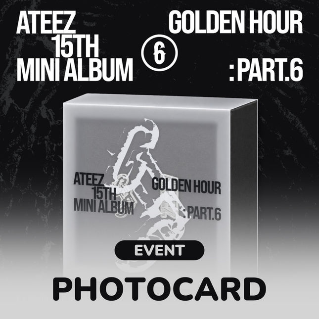 [POB] ATEEZ - GOLDEN HOUR : Part.6 / 15TH MINI ALBUM (EARPHONE CHARM VER.)