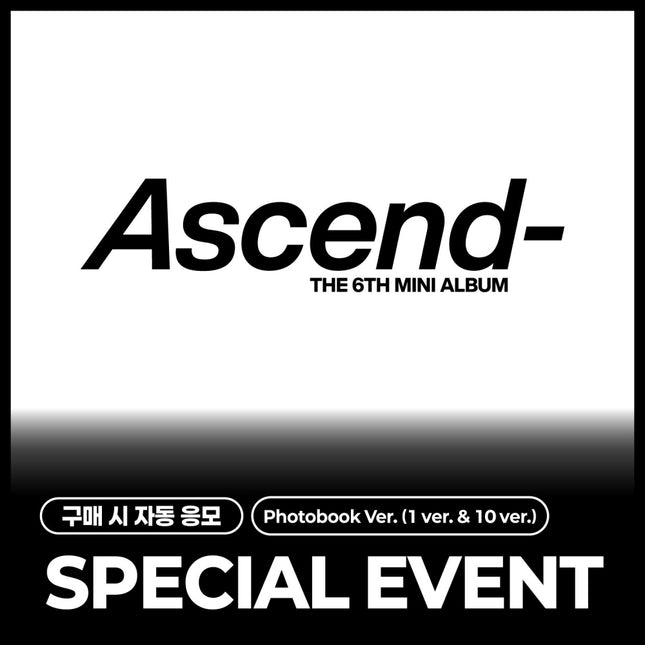 [POB] ZEROBASEONE - Ascend- / 6th Mini Album (1 Ver. & 10 Ver.)