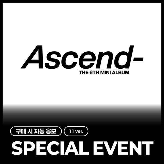 [POB] ZEROBASEONE - Ascend- / 6th Mini Album (11 Ver.)