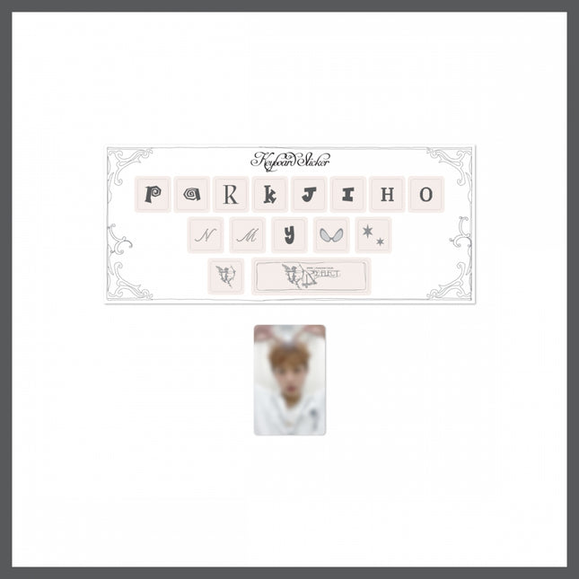 PARK JI HOON - Keyboard Sticker / 2026 RE:FLECT OFFICIAL MD