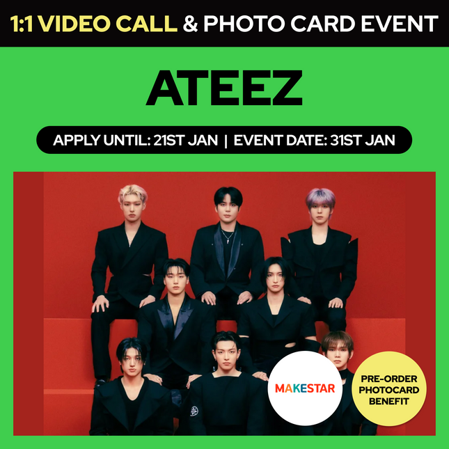 [01/31 1:1 VIDEO CALL by MAKESTAR] ATEEZ - GOLDEN HOUR: Part.2 (POCAALBUM ver.)