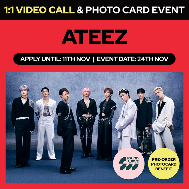 [11/24 1:1 VIDEO CALL by Sound-Wave] ATEEZ - GOLDEN HOUR: Part.2 (Standard ver.)